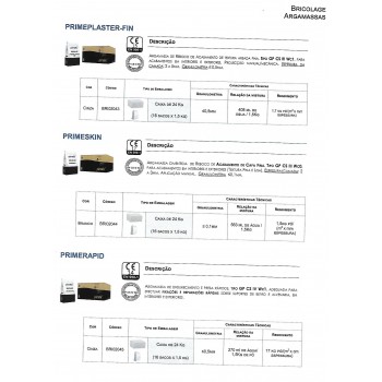 Ferragsil | Distribuidor de PRIMEFIX Colas e Argamassas Técnicas (Guia de Produtos)